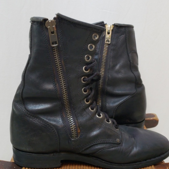 Harley-Davidson Other - Sz 11.5 Men's Black Harley Davidson Side Zip Boots